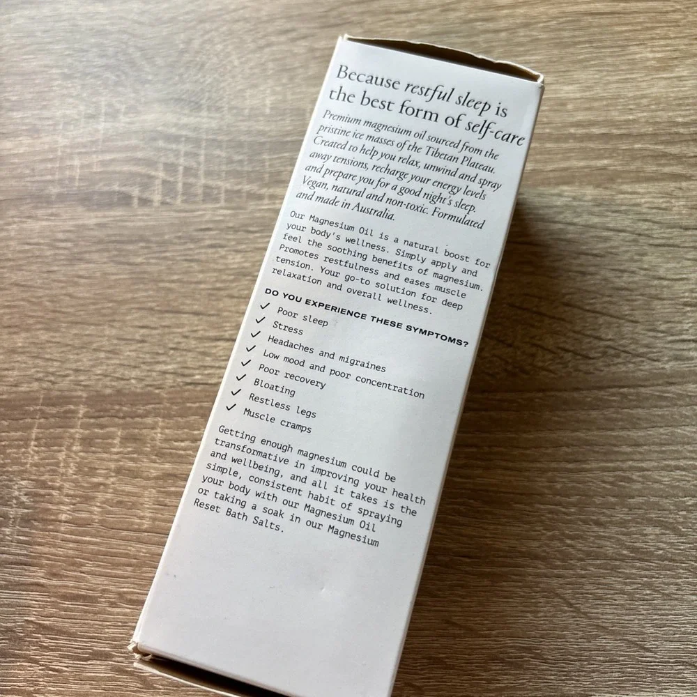 Salt Lab Magnesium Oil Rest And Recharge Spray Better Sleep 200 mL New